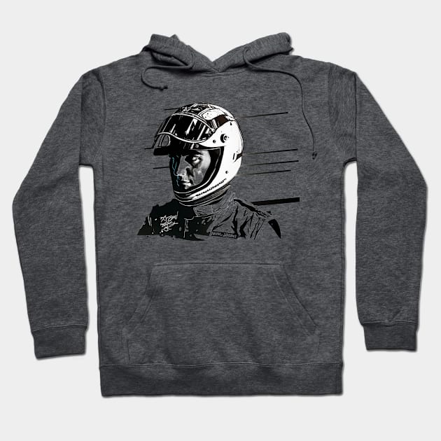 Racing Driver Art Hoodie by CPT T's